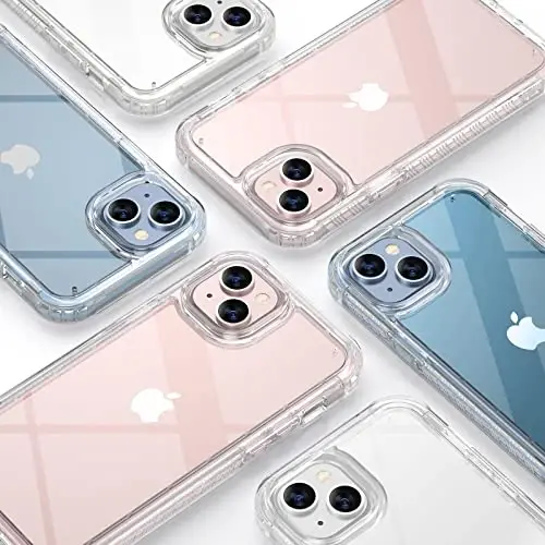 Diaclara Designed for iPhone 13 Case, Full Body Rugged Protection with Built-in Touch Sensitive Screen Protector, Soft TPU Bumper Case for iPhone 13 6.1