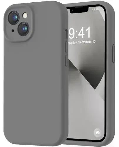 LOVE 3000 Designed for iPhone 13 Case, Premium Silicone with [Camera Protection] [Soft Anti-Scratch Microfiber Lining] Shockproof Protective Phone Case for iPhone 13 Women Men Girls 6.1