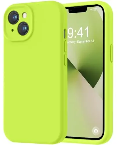 LOVE 3000 Designed for iPhone 13 Case, Premium Silicone with [Camera Protection] [Soft Anti-Scratch Microfiber Lining] Shockproof Protective Case for iPhone 13 Women Men Girls 6.1