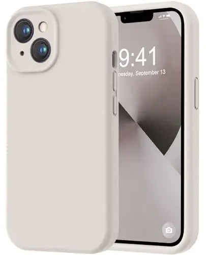 LOVE 3000 Designed for iPhone 13 Case, Premium Silicone with [Camera Protection] [Soft Anti-Scratch Microfiber Lining] Shockproof Protective Phone Case for iPhone 13 Women Men Girls 6.1