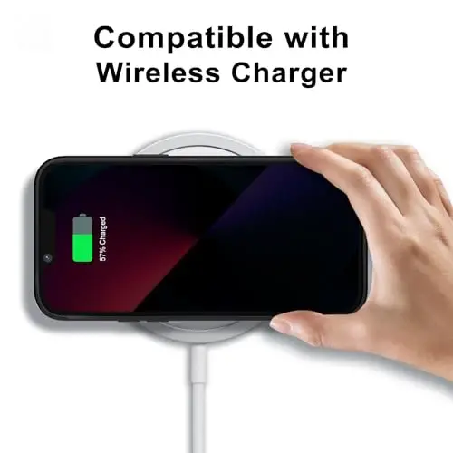 LoeoeL for iPhone 13 Mini Case Clear, Transparent Hybrid 13 Mini Phone Case [Hard Plastic & Soft Silicone Bumper] Acrylic Non Yellowing Thin Slim Protective Cover for Women, Black - 8