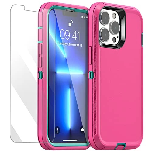 iPhone 13 Pro Case with Glass Screen Protector - MODAZONE