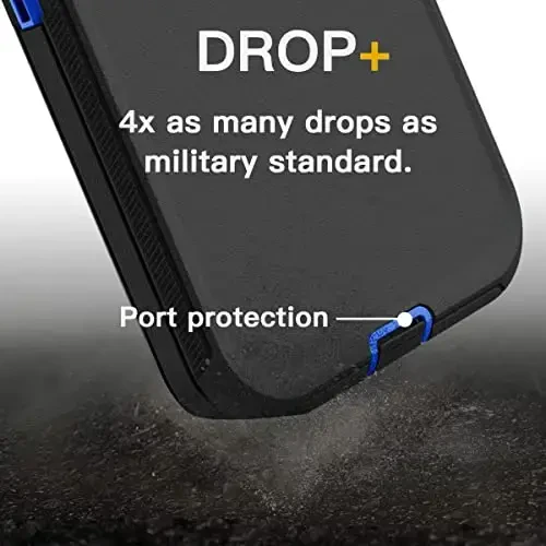 AICase for iPhone 13 Pro Case with Glass Screen Protector,Heavy Duty Protective Phone Case,Military Grade Full Body Protection Shockproof/Dustproof/Drop Proof Rugged Tough Cover_2 - 4