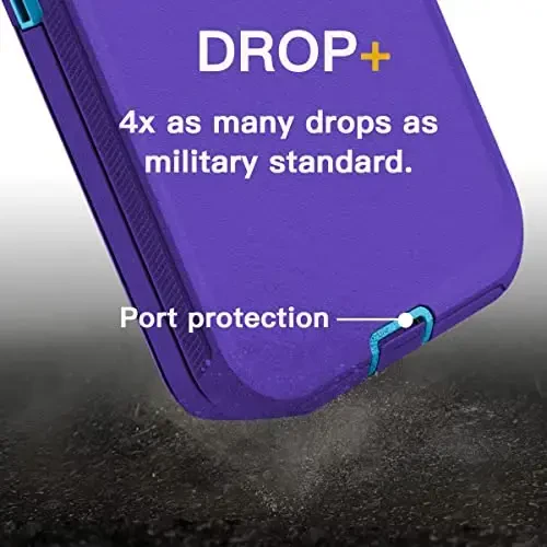 AICase for iPhone 13 Pro Case with Glass Screen Protector,Heavy Duty Protective Phone Case,Military Grade Full Body Protection Shockproof/Dustproof/Drop Proof Rugged Tough Cover_4 - 4