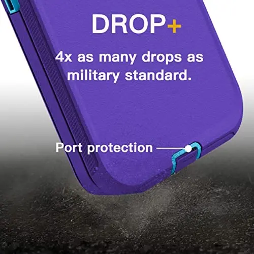 AICase for iPhone 13 Pro Case with Glass Screen Protector,Heavy Duty Protective Phone Case,Military Grade Full Body Protection Shockproof/Dustproof/Drop Proof Rugged Tough Cover_4 - 4
