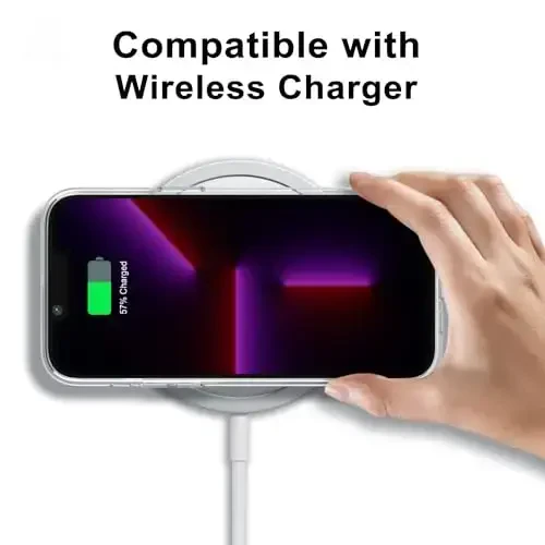 LoeoeL for iPhone 13 Pro Case Clear, Transparent Hybrid 13 Pro Phone Case [Hard Plastic & Soft Silicone Bumper] Acrylic Non Yellowing Thin Slim Protective Cover for Women, Crystal Clear - 7