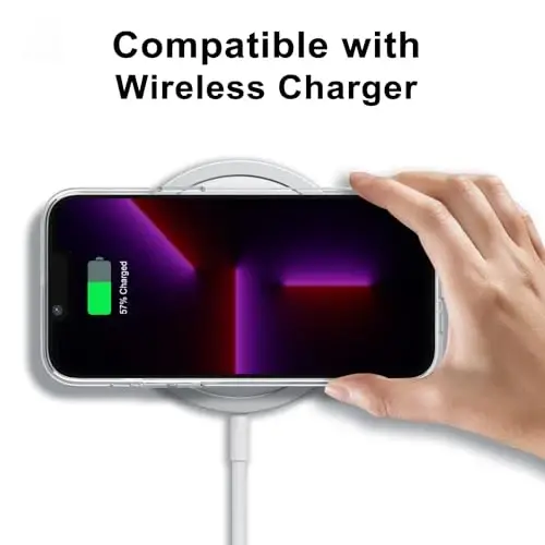 LoeoeL for iPhone 13 Pro Case Clear, Transparent Hybrid 13 Pro Phone Case [Hard Plastic & Soft Silicone Bumper] Acrylic Non Yellowing Thin Slim Protective Cover for Women, Crystal Clear - 11