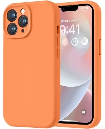 LOVE 3000 Designed for iPhone 13 Pro Max Case, Premium Silicone with [Soft Anti-Scratch Microfiber Lining] Shockproof Protective Phone Case for Men Women Girls 6.7