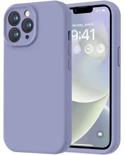 LOVE 3000 Designed for iPhone 13 Pro Max Case, Premium Silicone with [Soft Anti-Scratch Microfiber Lining] Shockproof Protective Phone Case for Men Women Girls 6.7