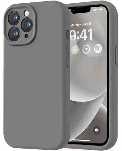 iPhone 13 Pro Max için AŞK 3000 Tasarlandı, [Yumuşak Çizilmez Mikrofiber Astar] ile Premium Silikon Darbeye Dayanıklı Koruyucu Telefon Kılıfı Erkek Kadın Kız Çocukları için 6,7