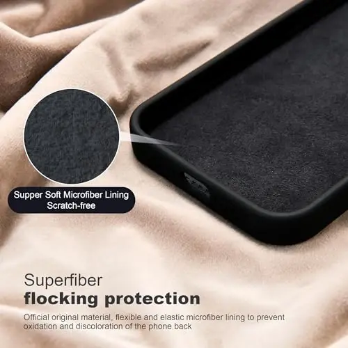 SKYLMW for iPhone 13 Pro Max Case with Magnetic Invisible Stand Compatible with Mag-Safe Military Drop Tested Shockproof Silicone Phone Cases for Women Men 6.7'', Black - 5
