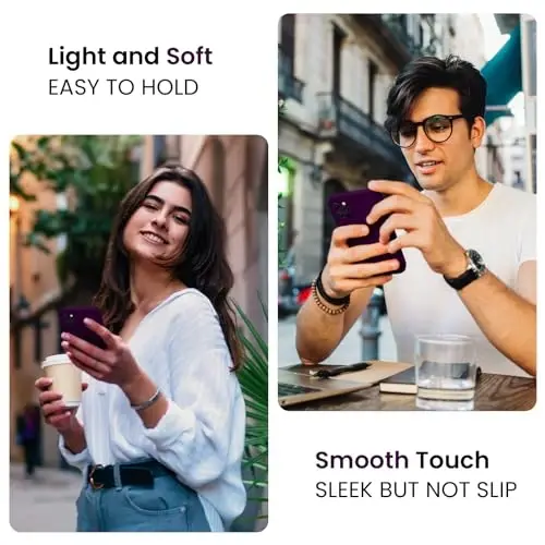 FireNova Designed for iPhone 13 Pro Max Case, Silicone [Camera Protection] Phone Case, Soft Anti-Scratch Microfiber Lining Inside, 6.7 inch, Wine Red - 2