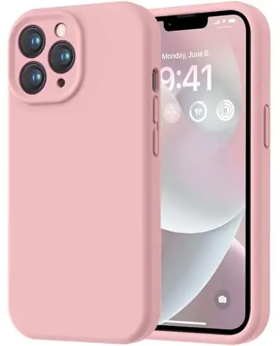 LOVE 3000 Designed for iPhone 13 Pro Max Case, Premium Silicone with [Soft Anti-Scratch Microfiber Lining] Shockproof Protective Phone Case for Men Women Girls 6.7