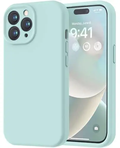 LOVE 3000 Designed for iPhone 13 Pro Max Case, Premium Silicone with [Soft Anti-Scratch Microfiber Lining] Shockproof Protective Phone Case for Men Women Girls 6.7