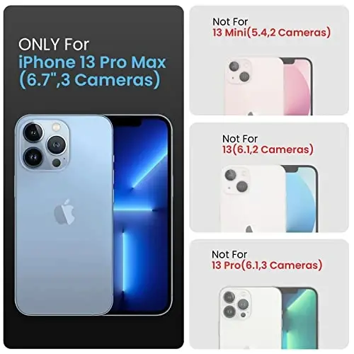 FireNova Designed for iPhone 13 Pro Max Case, Silicone [Camera Protection] Phone Case with [2 Screen Protectors], Soft Anti-Scratch Microfiber Lining Inside, 6.7 inch, Purple - 6