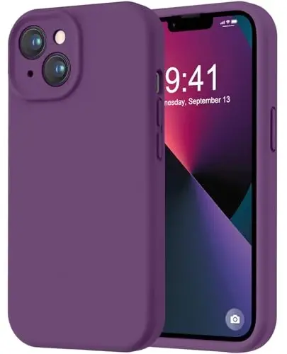 iPhone 13 uchun LOVE 3000 g'ilofi, [Kamera himoyasi] bilan Premium silikon [Yumshoq tirnalishga qarshi mikrofiber astar] iPhone 13 ayollar erkaklar qizlar uchun zarbaga chidamli himoya telefon g'ilofi 6.1