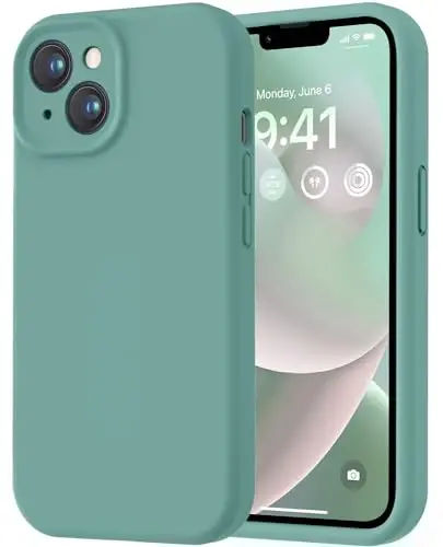 LOVE 3000 Designed for iPhone 14 Case, Premium Silicone with [Soft Anti-Scratch Microfiber Lining] Shockproof Protective Phone Case for Men Women Girls 6.1