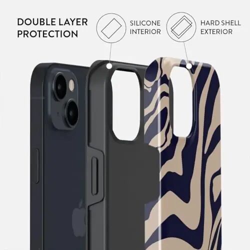 iPhone 14 için BURGA Telefon Kılıfı - Sevimli, Trend, Estetik, Desenli Telefon Kılıfı, Sert Kabuk Koruma - Kadınlar ve Erkekler için Apple iPhone 14 Kılıfına uyar - 2