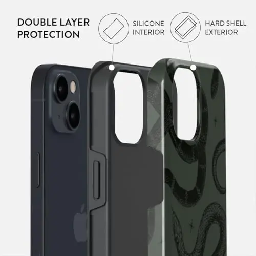 iPhone 14 için BURGA Telefon Kılıfı - Sevimli, Trend, Estetik, Desenli Telefon Kılıfı, Sert Kabuk Koruma - Kadınlar ve Erkekler için Apple iPhone 14 Kılıfına uyar - 2