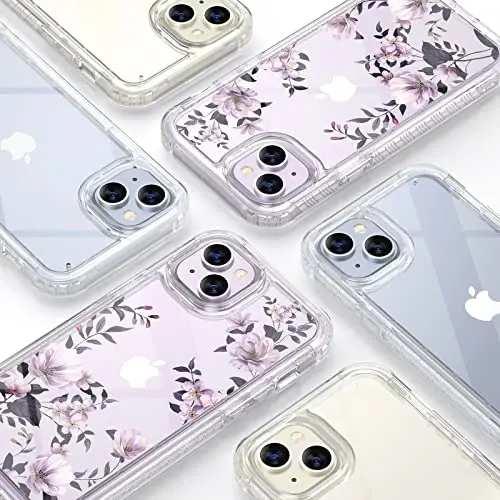 Diaclara Designed for iPhone 14 Case, Full Body Rugged Case with Built-in Touch Sensitive Anti-Scratch Screen Protector, with Camera Lens Protector for iPhone 14 6.1