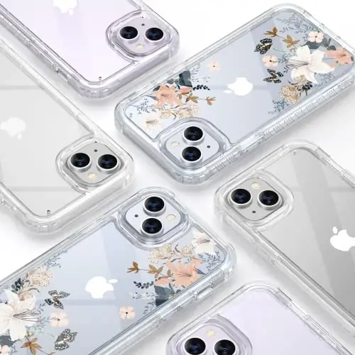 Diaclara Designed for iPhone 14 Case, Full Body Rugged Case with Built-in Touch Sensitive Anti-Scratch Screen Protector, with Camera Lens Protector for iPhone 14 6.1