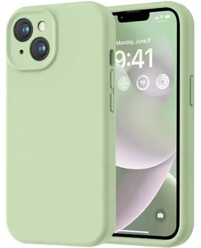 LOVE 3000 Designed for iPhone 14 Case, Premium Silicone with [Soft Anti-Scratch Microfiber Lining] Shockproof Protective Phone Case for Men Women Girls 6.1