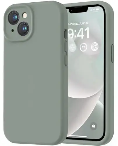 LOVE 3000 Designed for iPhone 14 Case, Premium Silicone with [Soft Anti-Scratch Microfiber Lining] Shockproof Protective Phone Case for Men Women Girls 6.1