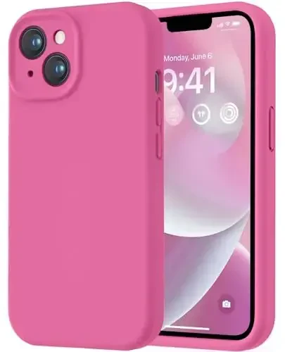 LOVE 3000 Designed for iPhone 14 Case, Premium Silicone with [Soft Anti-Scratch Microfiber Lining] Shockproof Protective Phone Case for Men Women Girls 6.1