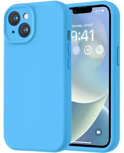 LOVE 3000 Designed for iPhone 14 Case, Premium Silicone with [Soft Anti-Scratch Microfiber Lining] Shockproof Protective Phone Case for Men Women Girls 6.1