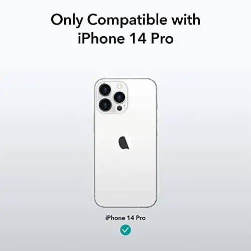 ESR Clear Case for iPhone 14 Pro Case, Shockproof Thin Silicone Cover, Yellowing-Resistant Slim Transparent TPU Phone Case, Project Zero Series, Clear - 2