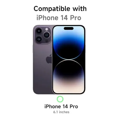 iPhone 14 Pro için LoeoeL Kılıfı Şeffaf, Transparan Hibrit 14 Pro Telefon Kılıfı [Sert Plastik ve Yumuşak Silikon Tampon] Akrilik Sararmayan İnce Koruyucu Kapak, Açık Pembe - 2