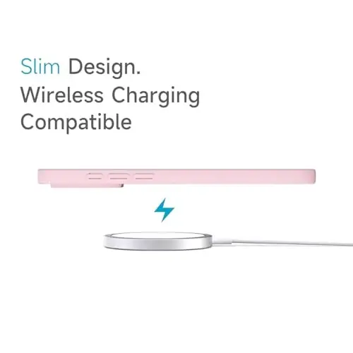 iPhone 14 Pro için LoeoeL Kılıfı Şeffaf, Transparan Hibrit 14 Pro Telefon Kılıfı [Sert Plastik ve Yumuşak Silikon Tampon] Akrilik Sararmayan İnce Koruyucu Kapak, Açık Pembe - 5