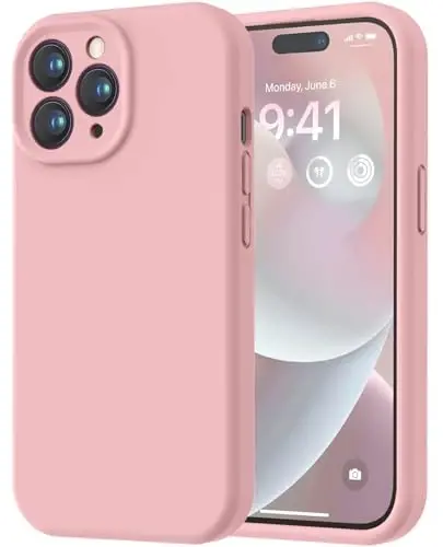 LOVE 3000 Designed for iPhone 14 Pro Case, Premium Silicone with [Soft Anti-Scratch Microfiber Lining] Shockproof Protective Phone Case for Men Women Girls 6.1