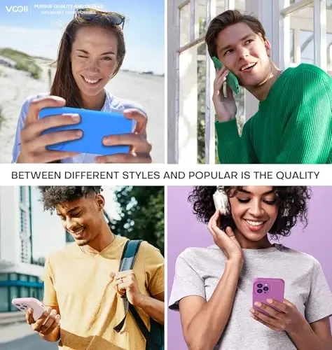 Vooii Compatible with iPhone 14 Pro Case, Liquid Silicone Upgrade [Camera Protection] [Soft Anti-Scratch Microfiber Lining] Shockproof Phone Case for iPhone 14 Pro 6.1 inch - Chalk Pink - 6