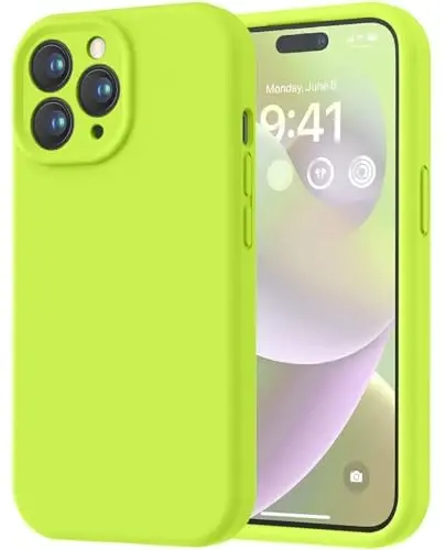 LOVE 3000 Designed for iPhone 14 Pro Max Case, Premium Silicone with [Soft Anti-Scratch Microfiber Lining] Shockproof Protective Phone Case for Men Women Girls 6.7