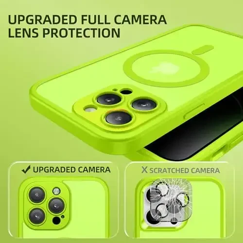 BERFY for iPhone 14 Pro Max Case, Compatible with MagSafe, Built-in Privacy Screen Protector and Camera Protection, Anti-Spy Full Body Shockproof Matte Phone Case for 14 Pro Max 6.7