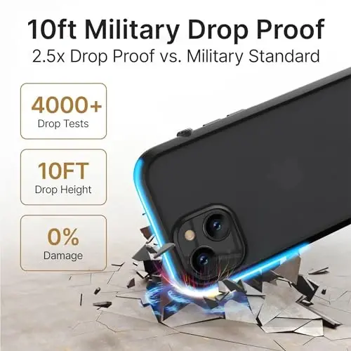 iPhone 14 Pro Max için Catalyst Influence Kılıfı, 2,5 Kat Daha Yüksek Düşme Koruması, Parmak İzi Direnci, Dayanıklı, Kolay Temizlenir ve Takılır, %30 Daha Yüksek Ses, Boyun Askısı Dahil Siyah - 3