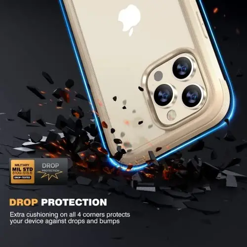 Diaclara Magnetic for iPhone 14 Pro Max Case, Full Body Rugged Case with Built-in Touch Sensitive Anti-Scratch Screen Protector, with Camera Lens Protector for iPhone 14 Pro Max 6.7