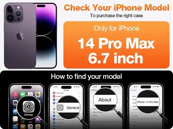 TORRAS Magnetic Slim-Fit for iPhone 14 Pro Max Phone Case, Ultra-Thin Case Compatible with MagSafe, Matte Hard PC Cover Protective Anti-Fingerprint Anti-Scratch 2022, Black - 2