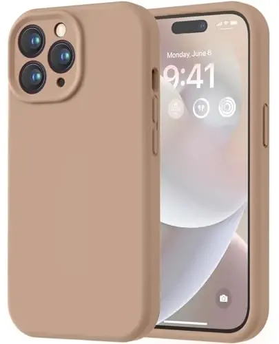 LOVE 3000 Designed for iPhone 14 Pro Max Case, Premium Silicone with [Soft Anti-Scratch Microfiber Lining] Shockproof Protective Phone Case for Men Women Girls 6.7