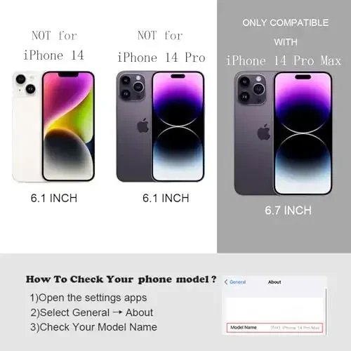 FABSPARK Phone Case for iPhone 14 Pro Max Case,Simple Wave Design Wavy Frame Soft Silicone Aesthetic for iPhone 14 Pro Max,Deep Purple - 4