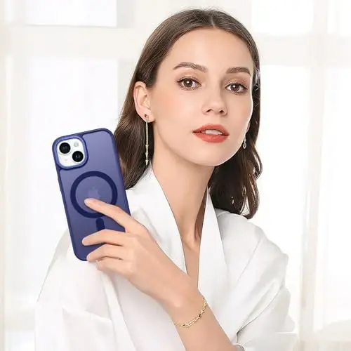 BENTOBEN for iPhone 15 Case, for iPhone15 Phone Case Compatible with MagSafe, Translucent Matte Magnetic Cover Shockproof Women Girl Protective Cute Case for iPhone 15 6.1