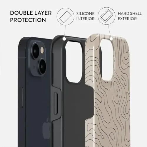 iPhone 15 için BURGA Telefon Kılıfı - Şirin, Trend, Estetik, Desenli Telefon Kılıfı, Sert Kabuk Koruma - Kadınlar ve Erkekler için Apple iPhone 15 Kılıfına uyar - 2