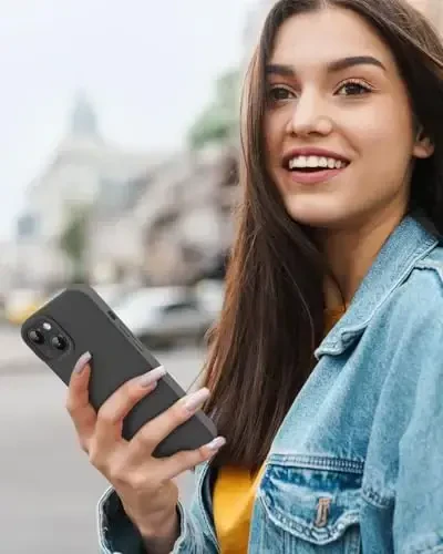 BUYDOT for iPhone 15 Case Liquid Silicone Slim Shockproof Protective Cover 6.1 Inch Anti-Scratch Drop Protection, Gray - 7