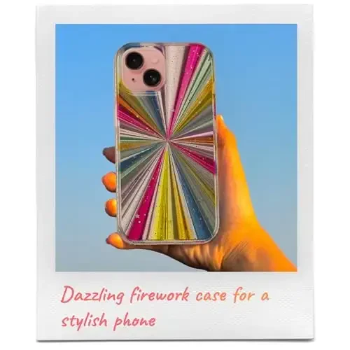 LONLI Hue Case for iPhone 15 - [360° Shock-Absorbent Bumper] - [Cute and Unique Phone Cover for Girls and Women] - Cosmic Portal - 7