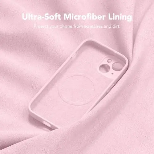 SuydanBox Magnetic for iPhone 15 Case, Compatible with MagSafe, [Screen Protector + Full Camera Protection], Silicone Shockproof Anti-Scratch Protective Phone Case for iPhone 15 6.1