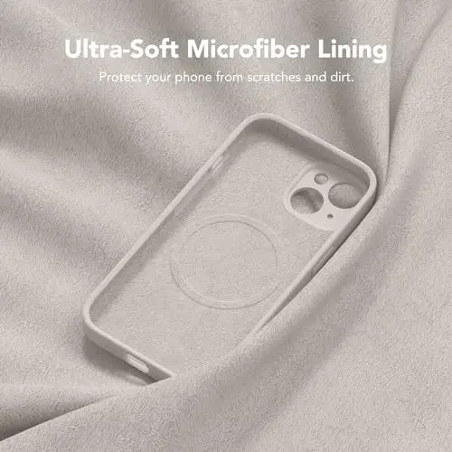 SuydanBox Magnetic for iPhone 15 Case, Compatible with MagSafe, [Screen Protector + Full Camera Protection], Silicone Shockproof Anti-Scratch Protective Phone Case for iPhone 15 6.1