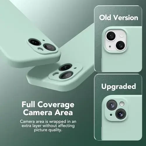 SuydanBox Magnetic for iPhone 15 Case, Compatible with MagSafe, [Screen Protector + Full Camera Protection], Silicone Shockproof Anti-Scratch Protective Phone Case for iPhone 15 6.1