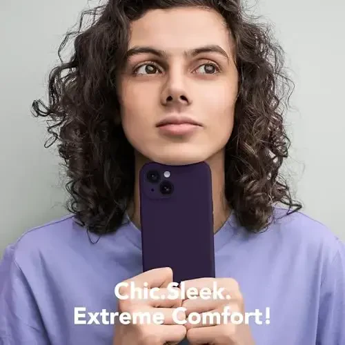 SuydanBox Magnetic for iPhone 15 Case, Compatible with MagSafe, [Screen Protector + Full Camera Protection], Silicone Shockproof Anti-Scratch Protective Phone Case for iPhone 15 6.1