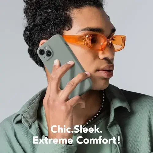 SuydanBox Magnetic for iPhone 15 Case, Compatible with MagSafe, [Screen Protector + Full Camera Protection], Silicone Shockproof Anti-Scratch Protective Phone Case for iPhone 15 6.1